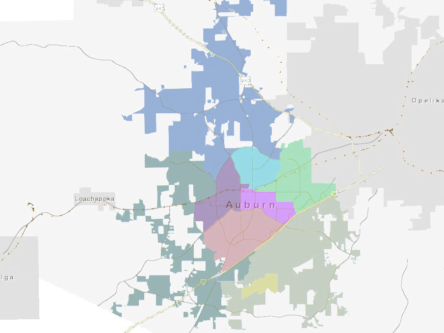 Auburn City Limits Map Update: City Council Approves Amended Version Of Redistricting Plan - Auburn  News