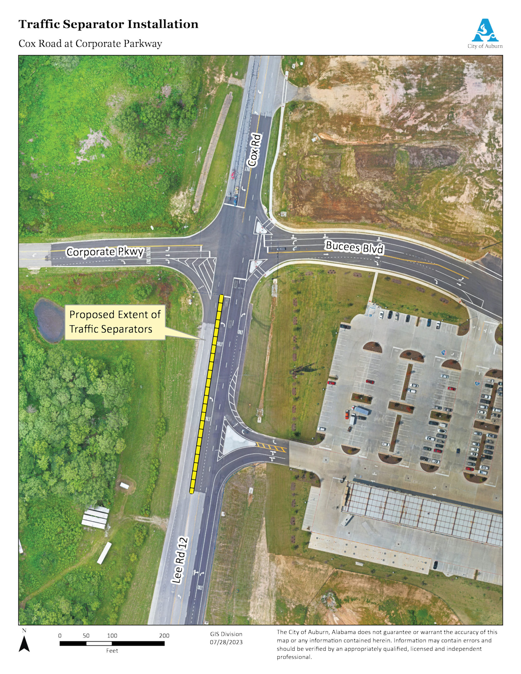 Cox Road lane closures expected to begin Sept. 7 City of Auburn News